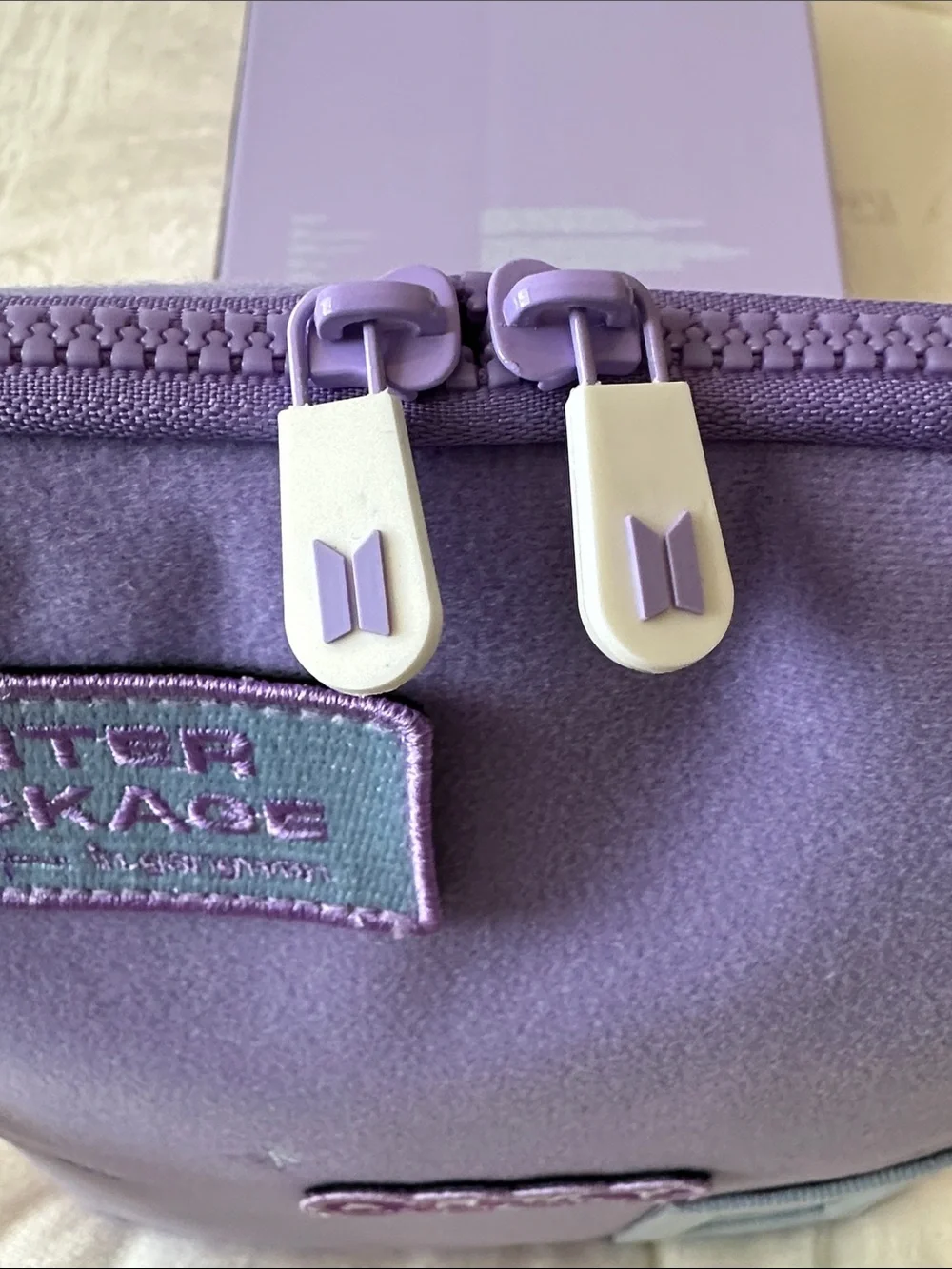 BTS 2021 Winter Package Purple Pouch with Photo Set | Taehyung | Jimin